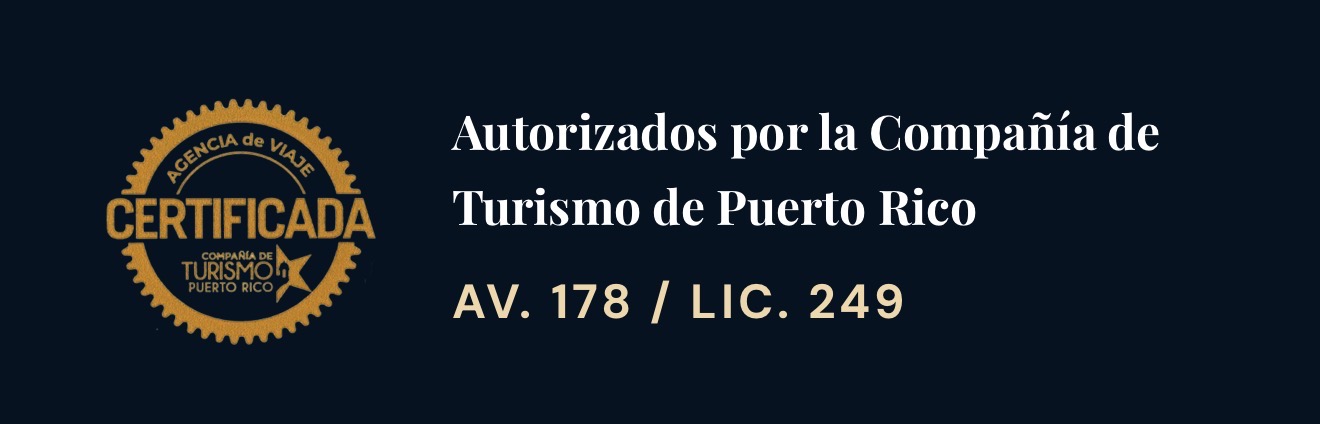 Sello de Agencia de Viaje Certificada por la Compañía de Turismo de Puerto Rico